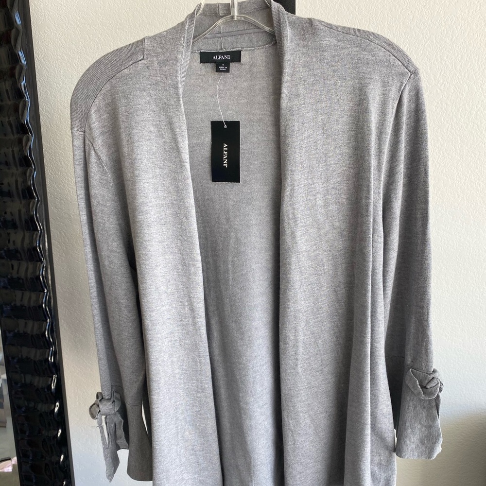 Gray Alfani Cardigan Sweater